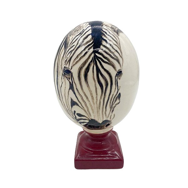 Enfeite de zebra tipo pinha