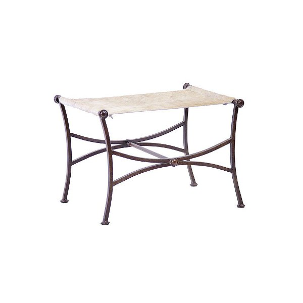 Banqueta couro de vaca