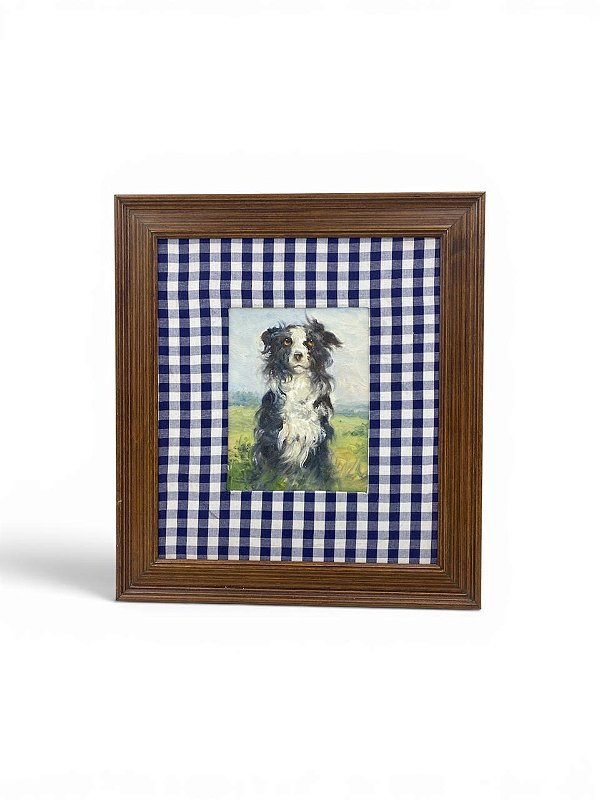 Quadro cachorro border collie