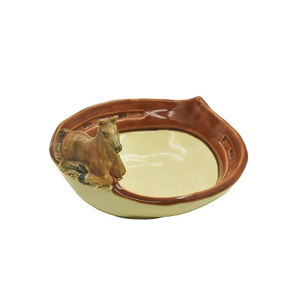 Bowl com aplique de cavalo na borda