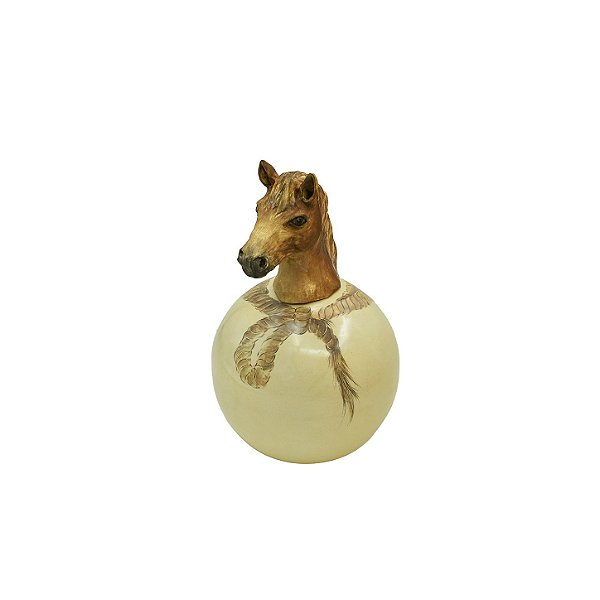 Difusor bola M com aplique de cabeça de cavalo