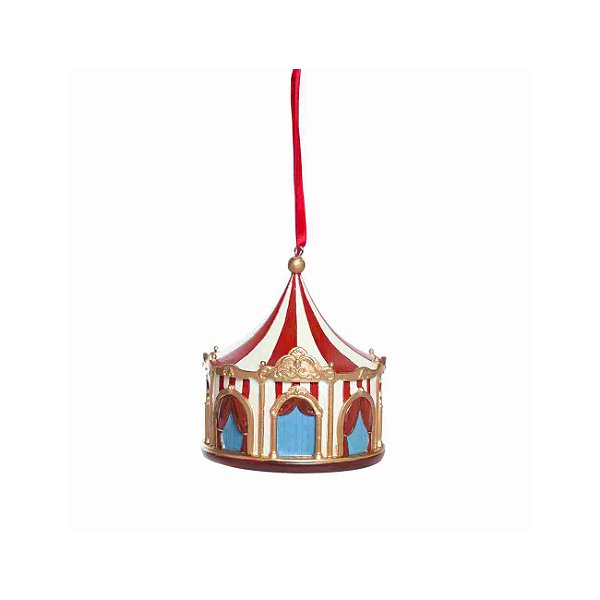 Enfeite natal tenda de circo para pendurar