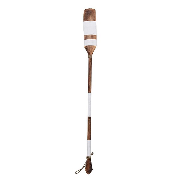 Remo de madeira lista branco 1,60