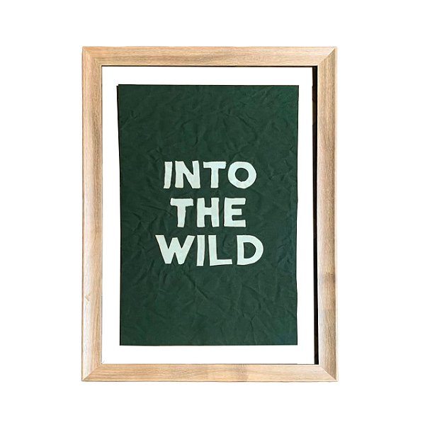 Quadro tecido Into the Wild (75x50 cm)