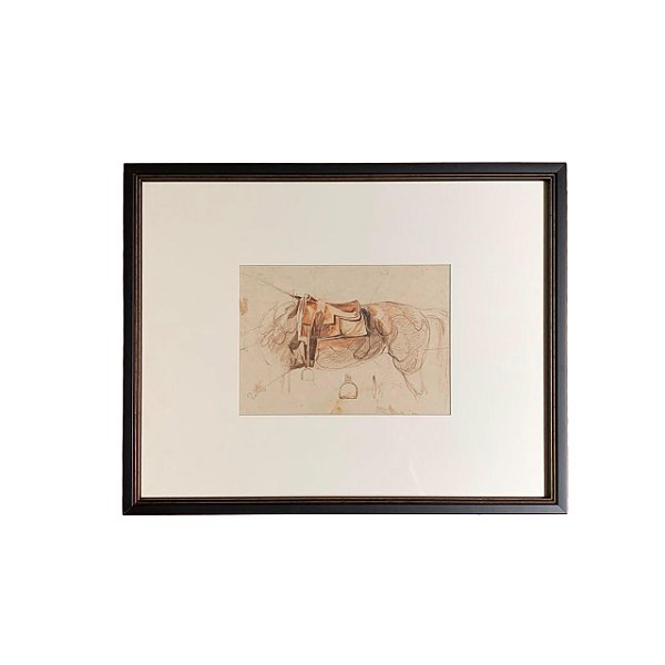 Quadro desenho selaria (50 x 40 cm)