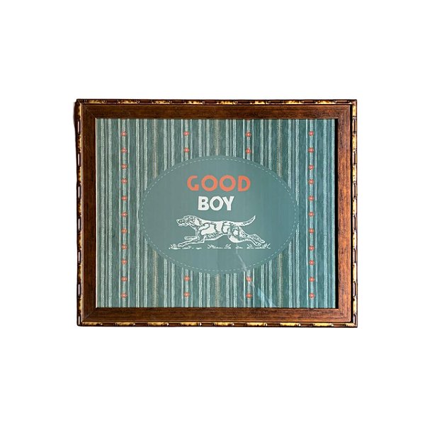 Quadro ilustração cachorro Good Boy (50 x 40 cm)