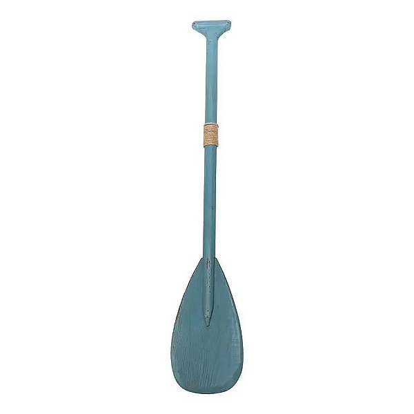 Remo decorativo azul turquesa de madeira