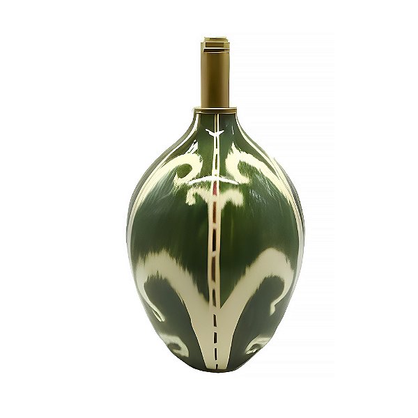 Base de abajur Ikat Verde Zanatta Casa