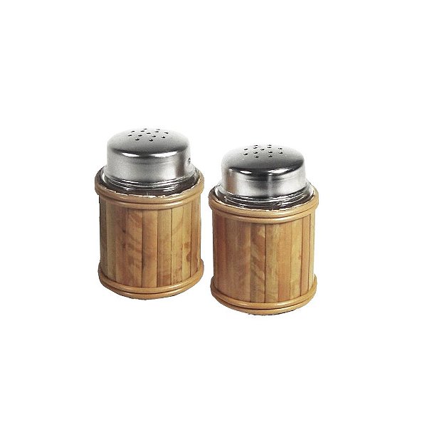 Saleiro e Pimenteiro de Bambu