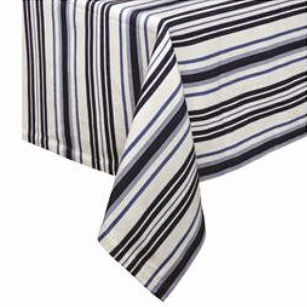 Toalha de Mesa Listas azuis 1,80 x 3,0m
