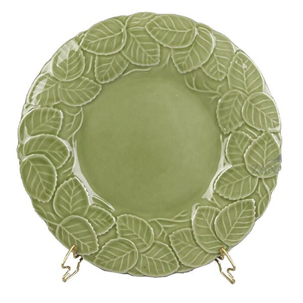Prato raso folhas verde Zanatta Casa (cj 6)