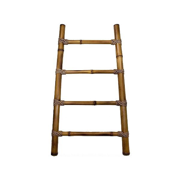 Escada baixa de bambu