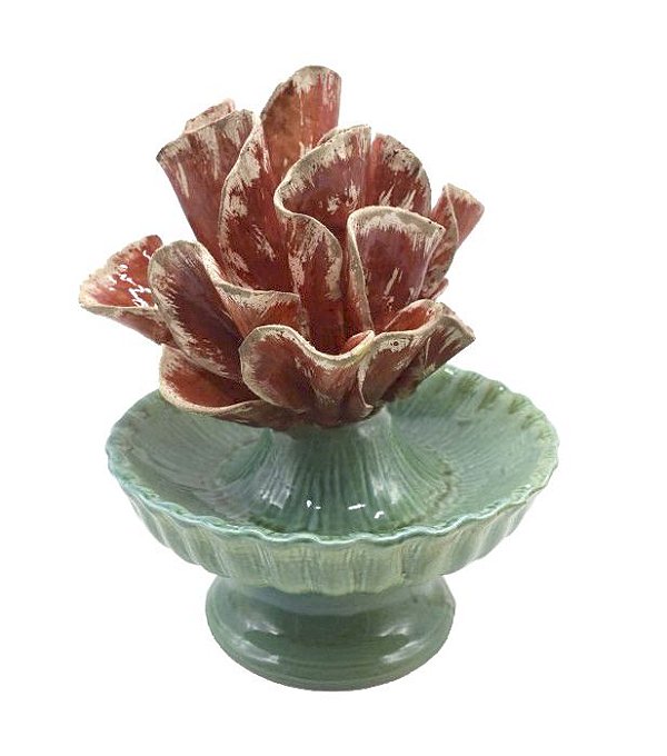 Fonte de cerâmica Coral acqua Zanatta Casa