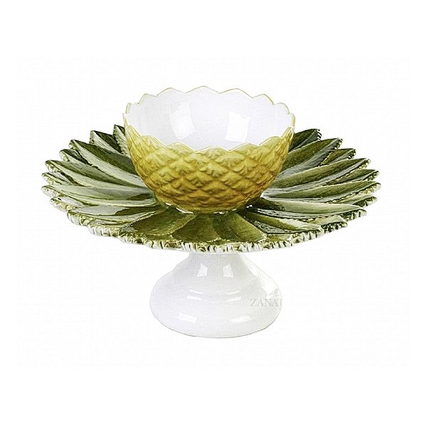 Prato com bowl de abacaxi Zanatta Casa