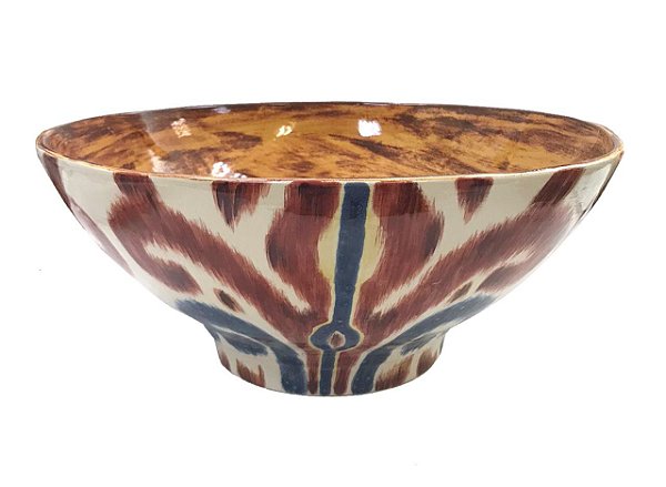Cachepot Ikat G vermelho
