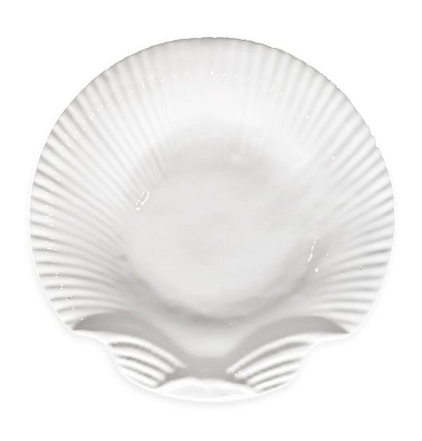 Prato raso Shell Branco