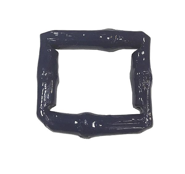 Porta Guardanapo quadrado de Bambu azul marinho (2 unidades)