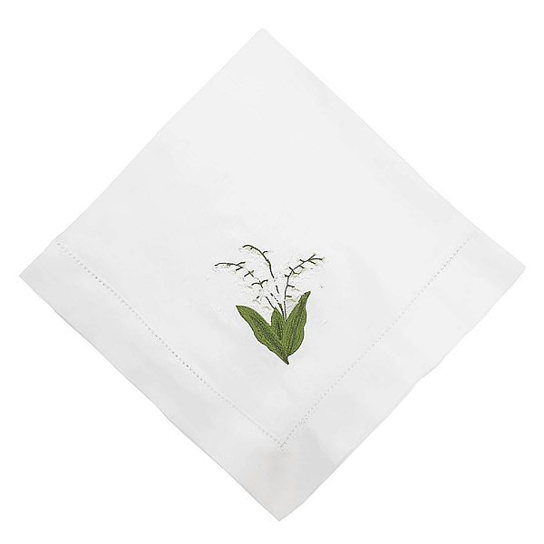 Guardanapo flor de muguet