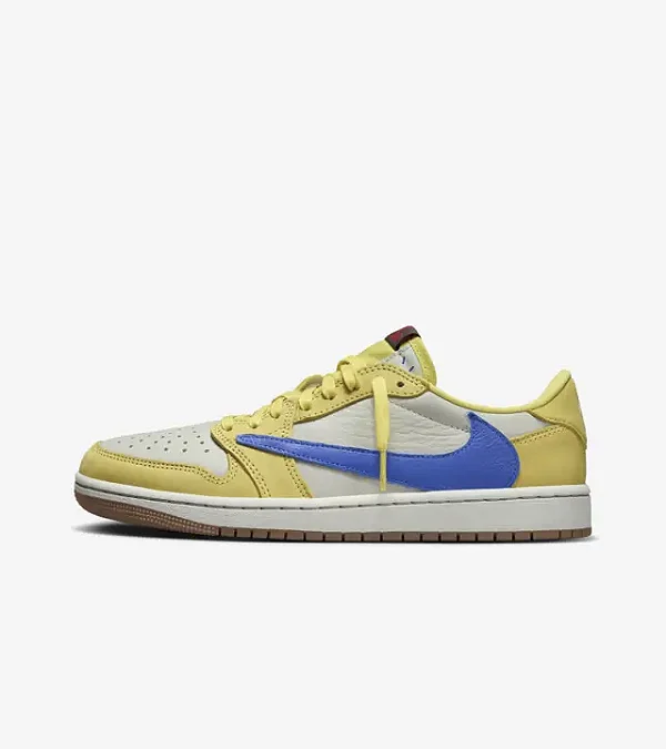 【限定販売】 OG Low 1 Jordan Air x Scott Travis Tênis 'Canary' store R - 靴