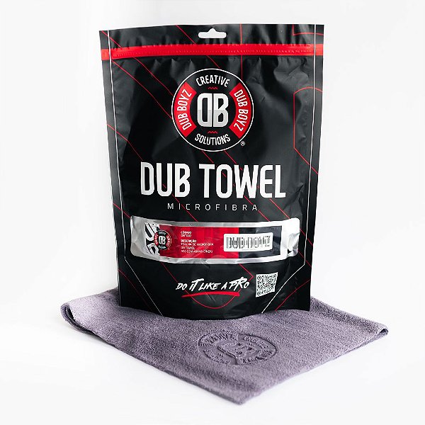 DB TOWEL 40X40 - 350 GSM - CINZA - MULTIFUNCIONAL