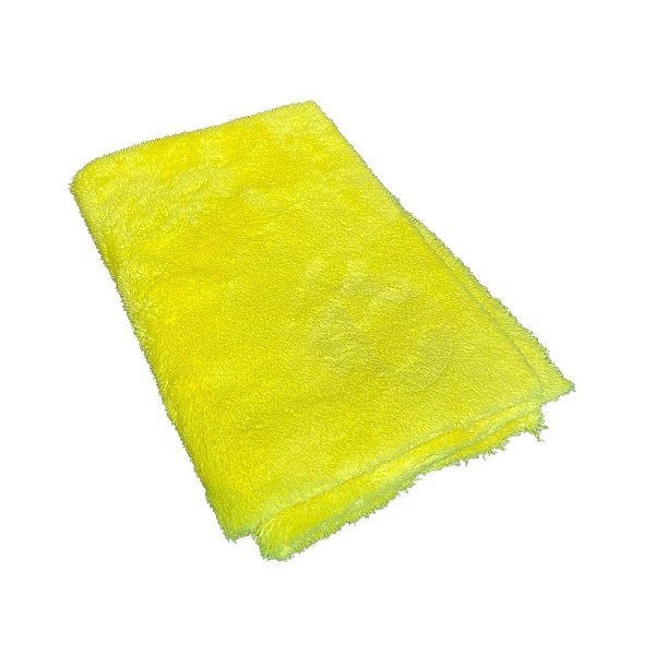 PANO MICROFIBRA SUPER SOFT AMARELO 450GSM 40X60CM AUTO CRAZY