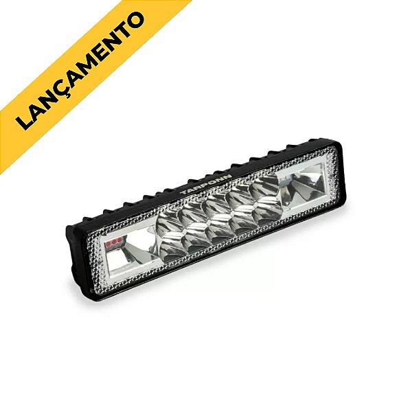 FAROL AUXILIAR RT 10 + 6 LEDs STROBE SLIM FIT TARPONN - TP0262