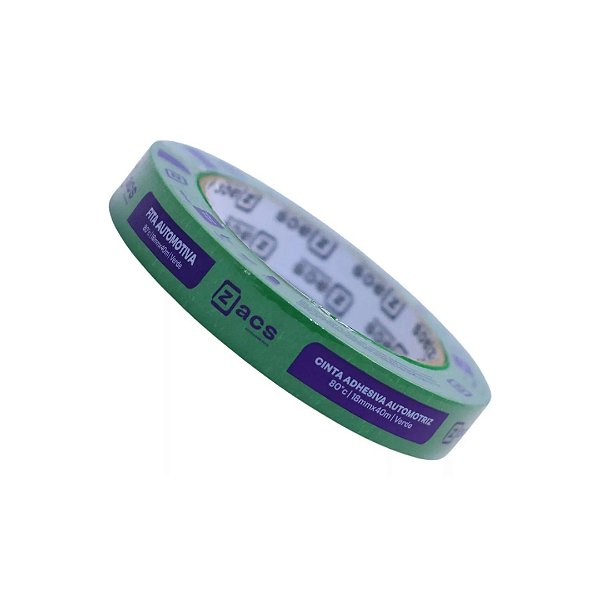 FITA AUTOMOTIVA 80.C 18MMX40M VERDE ZACS