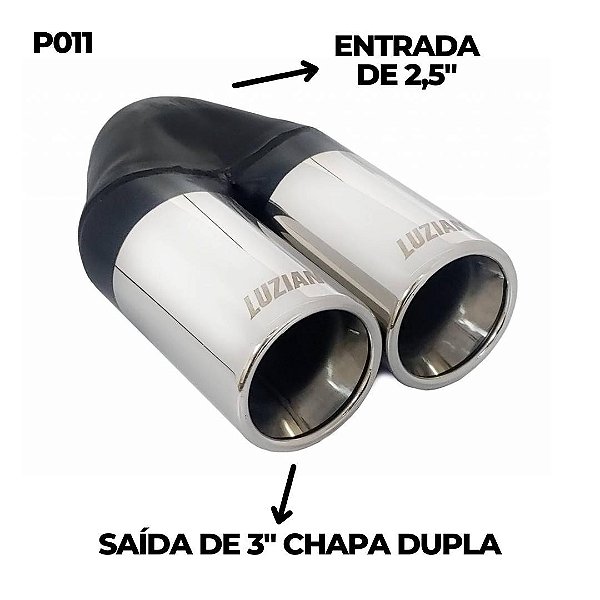 Ponteira Dupla Roletada – Luzian P011