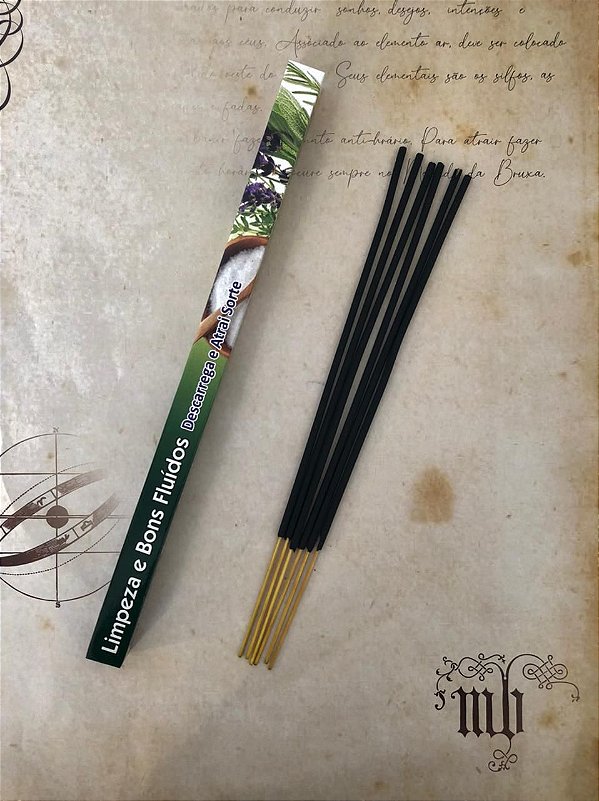 Incenso Limpeza e Bons Fluídos