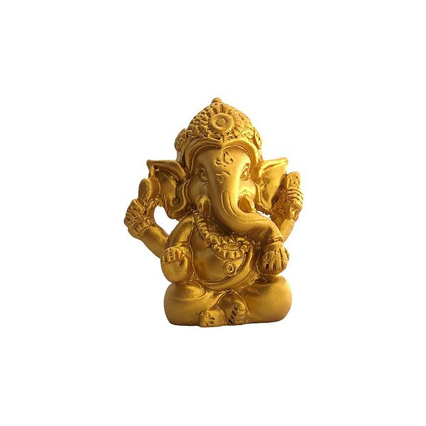 Ganesha Color Resina Dourado