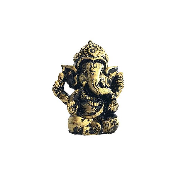 Ganesha Color Resina Ouro Velho