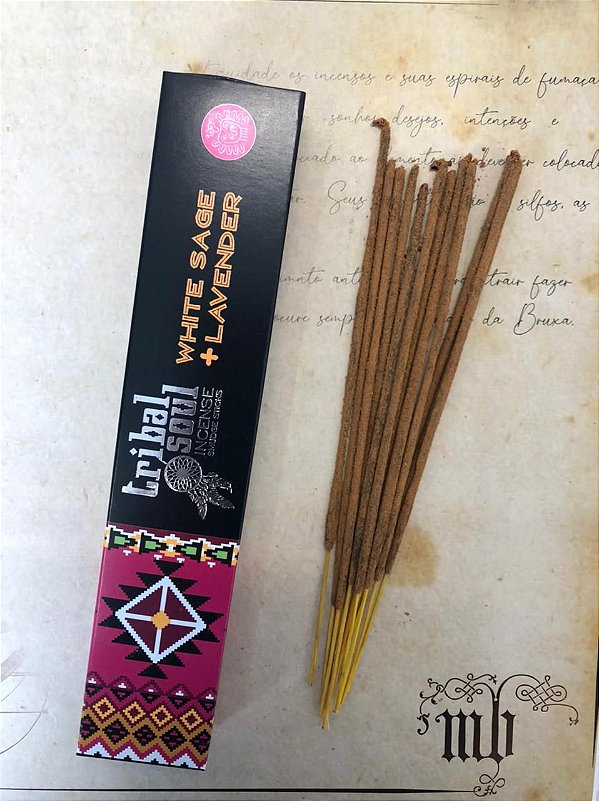 Incenso White Sage + Lavender Tribal Soul