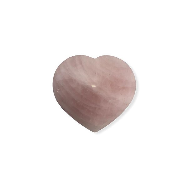 Coração Quartzo Rosa 130g