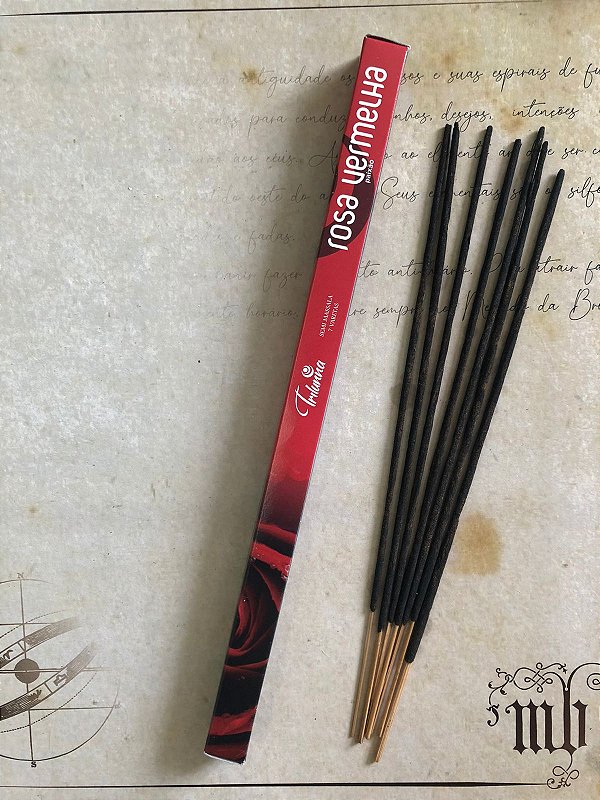 Incenso Rosa Vermelha Trilunna