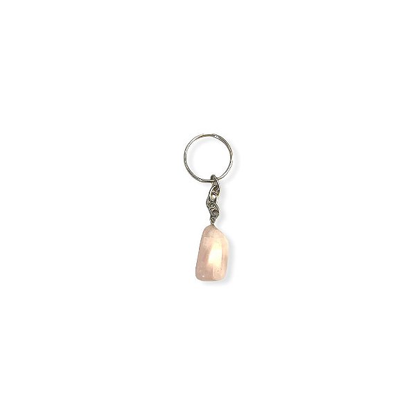 Chaveiro Quartzo Rosa