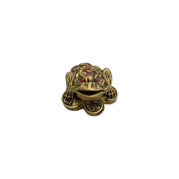 Sapo Kaeru Dourado 4cm