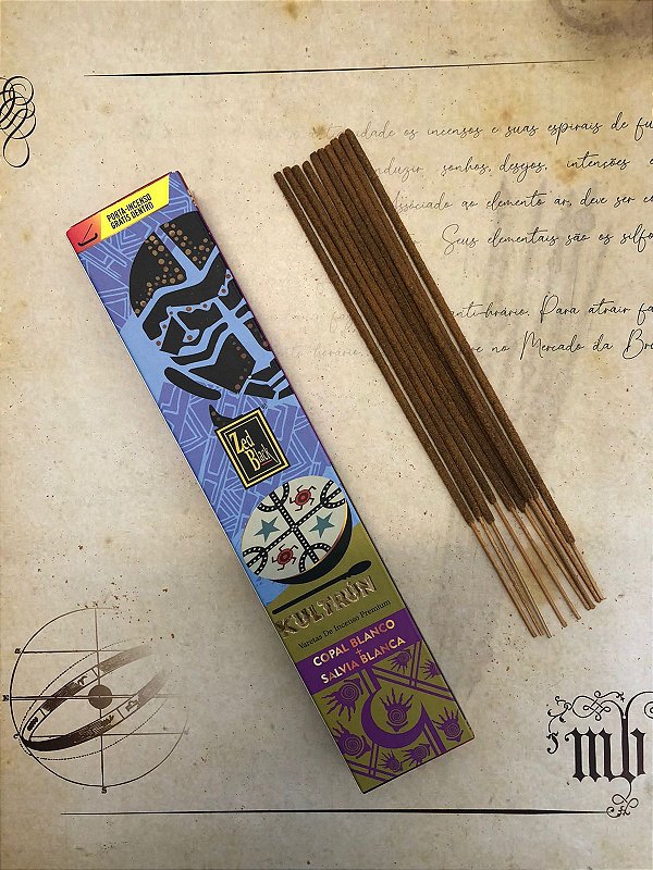 Incenso Copal Blanco + Salvia Blanca Kultrún