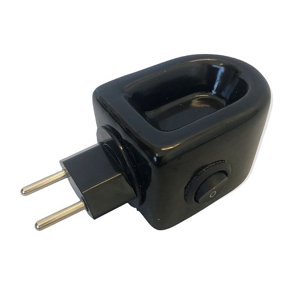 Aromatizador de Cerâmica Preto Bivolt