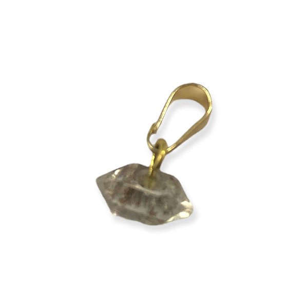 Pingente Diamante de Herkmer dourado