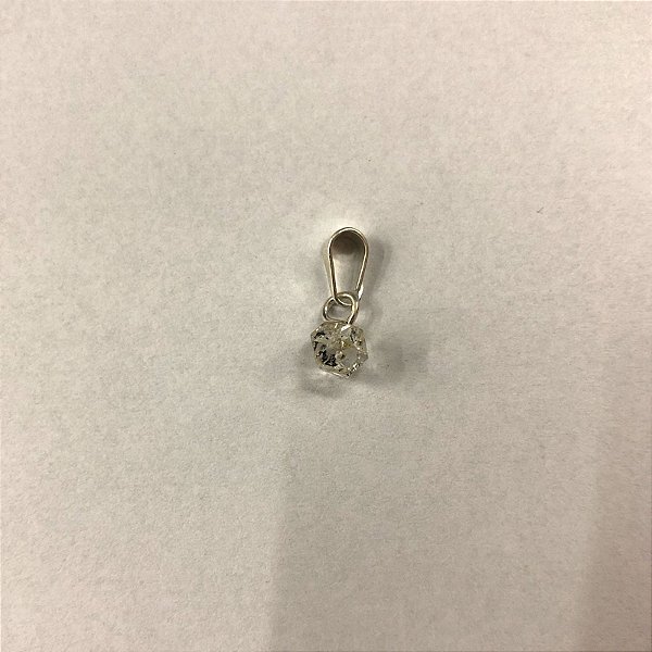 Pingente Diamante de Herkmer prata