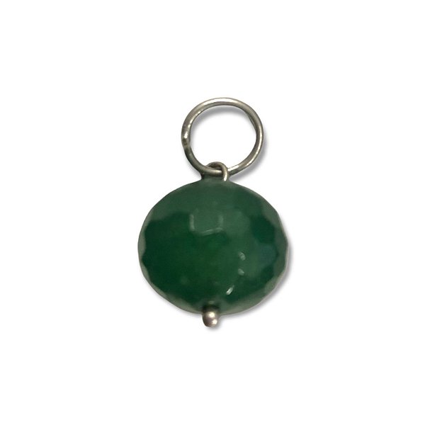 Pingente Jade Redondo prata