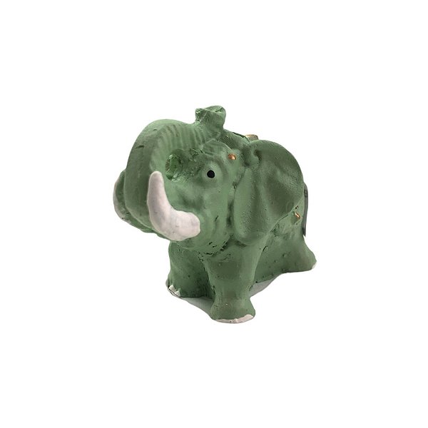 Elefante em Resina Verde