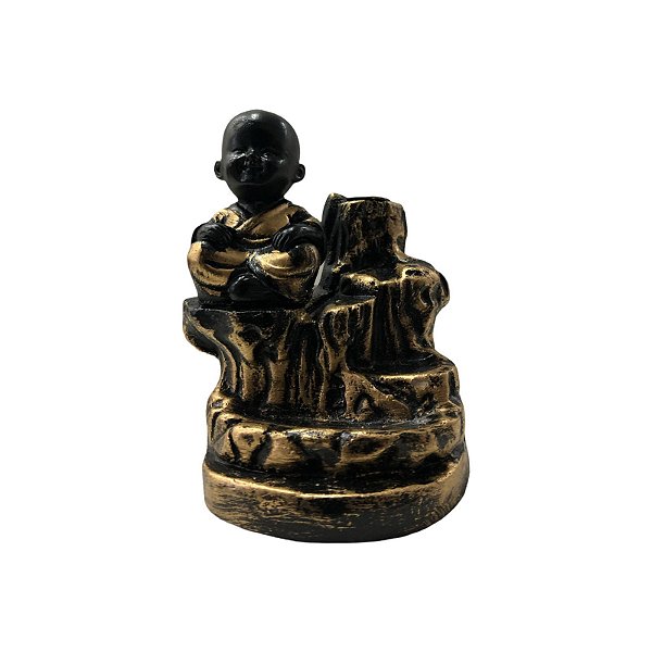 Incensário Cascata Monge Preto