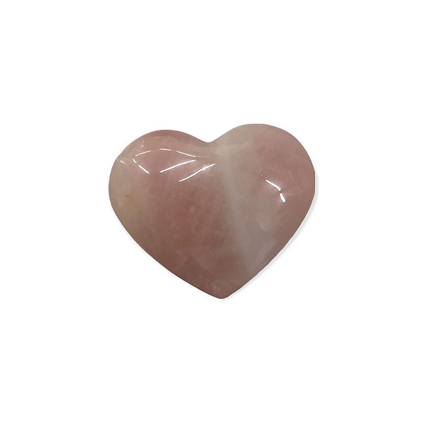 Coração de Quartzo Rosa