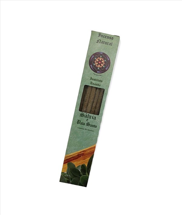 Incenso Natural Sálvia e Palo Santo