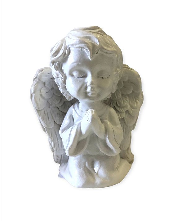 Anjinho Ajoelhado Branco 4,5cm