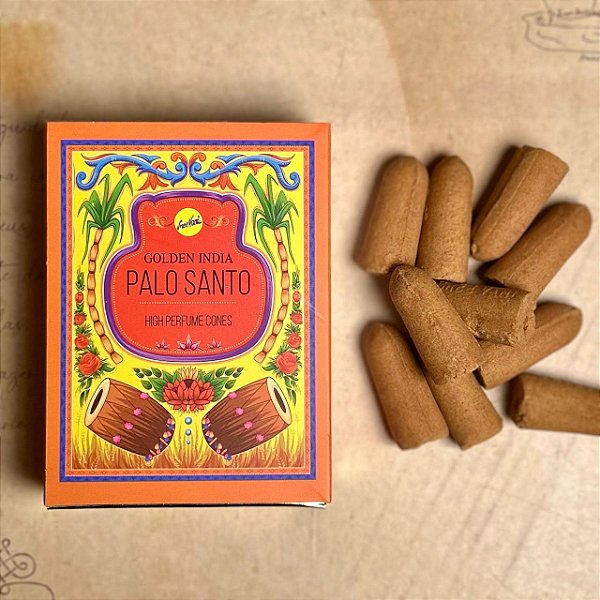 Incenso Cascata Golden India Palo Santo