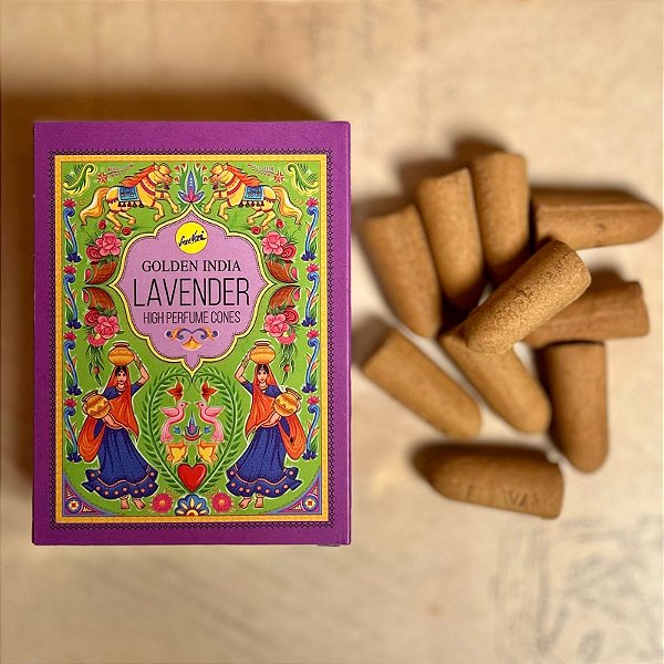 Incenso Cascata Golden India Lavender