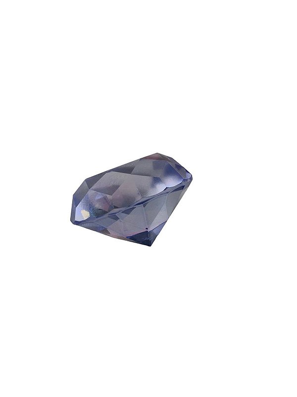Cristal em Forma de Diamante 30mm Azul
