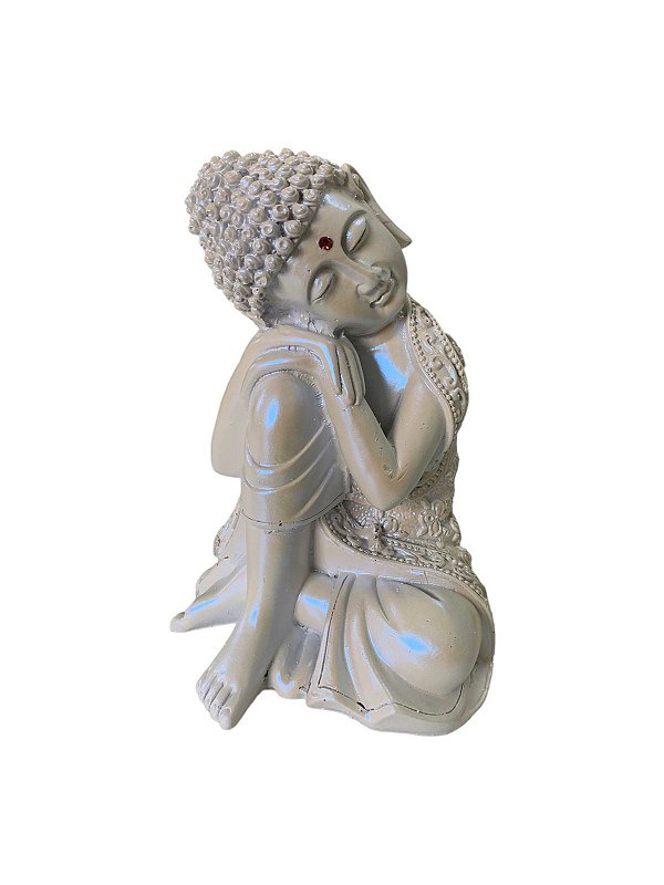 Buda Sidarta Branco com a mão no joelho
